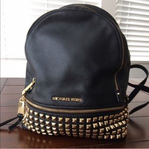 MK Large Rhea Studded Backpack